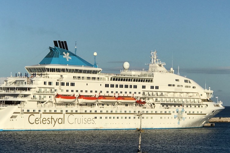 Celestyal Cruises Crystal a greek island cruise ship 
