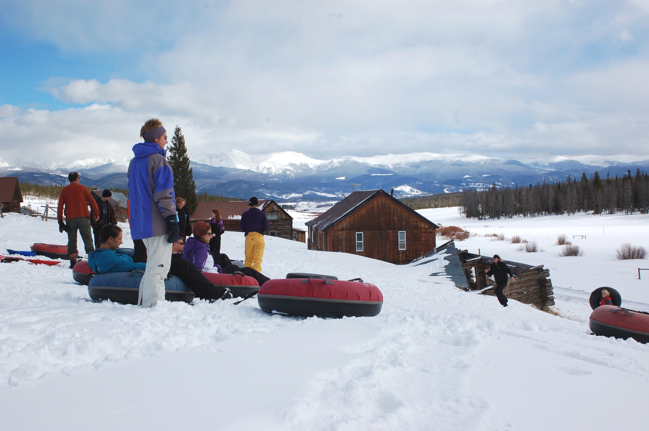 Always fun for all ages, snow tubing! Photo: YMCA Snow Mountain Ranch