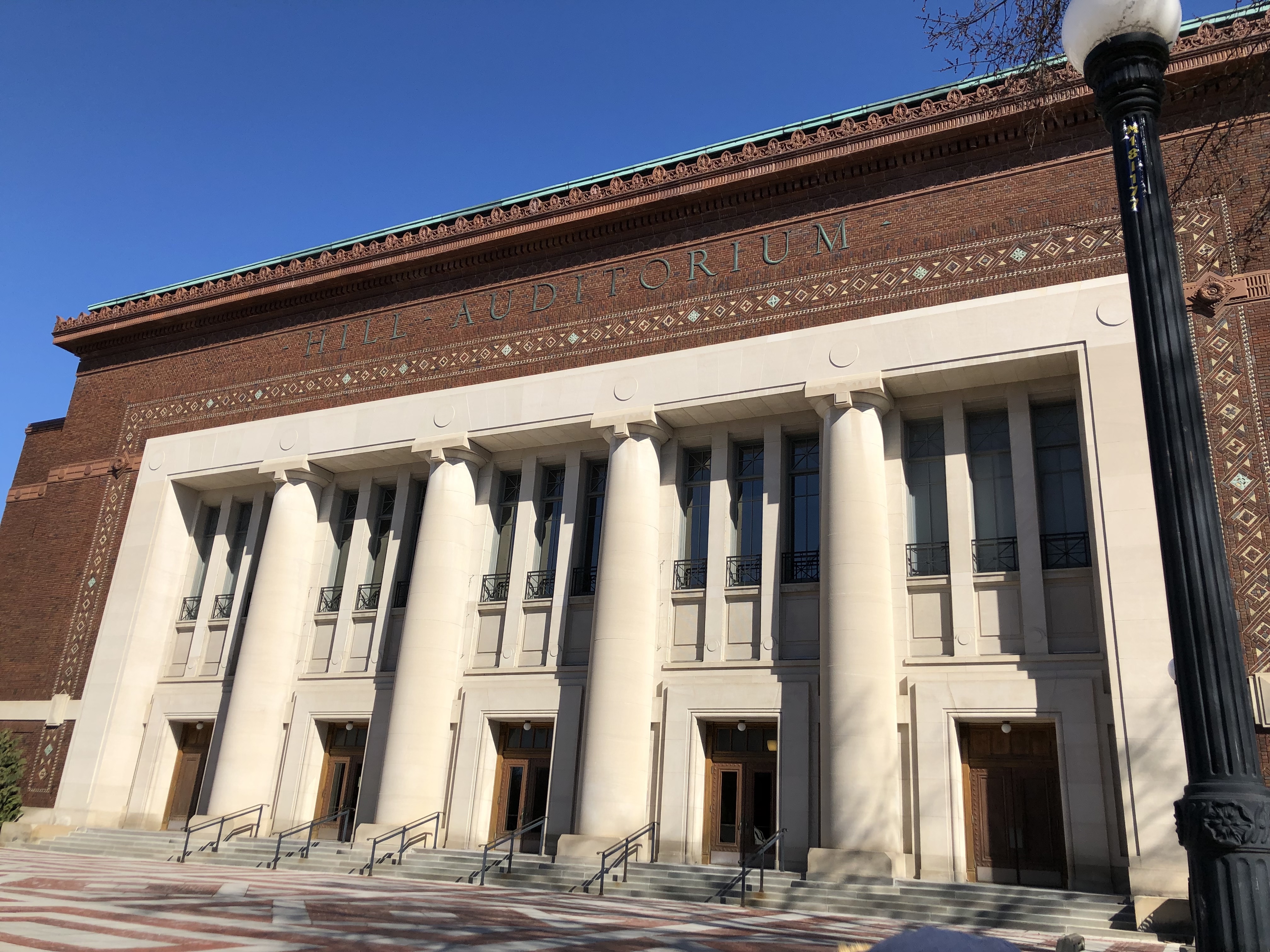 Hill Auditorium is a fun stop when visiting University of Michigan.
