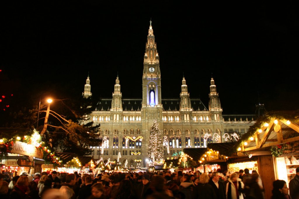Vienna Christmas market. 