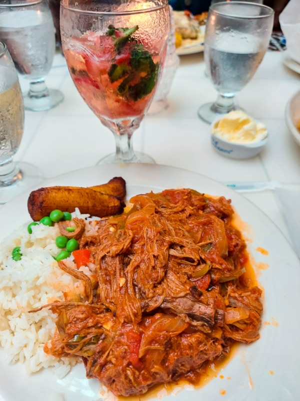 The menu at Columbia Restaurant in St. Augustine is a flavorful mix of Spanish and Cuban cuisine.