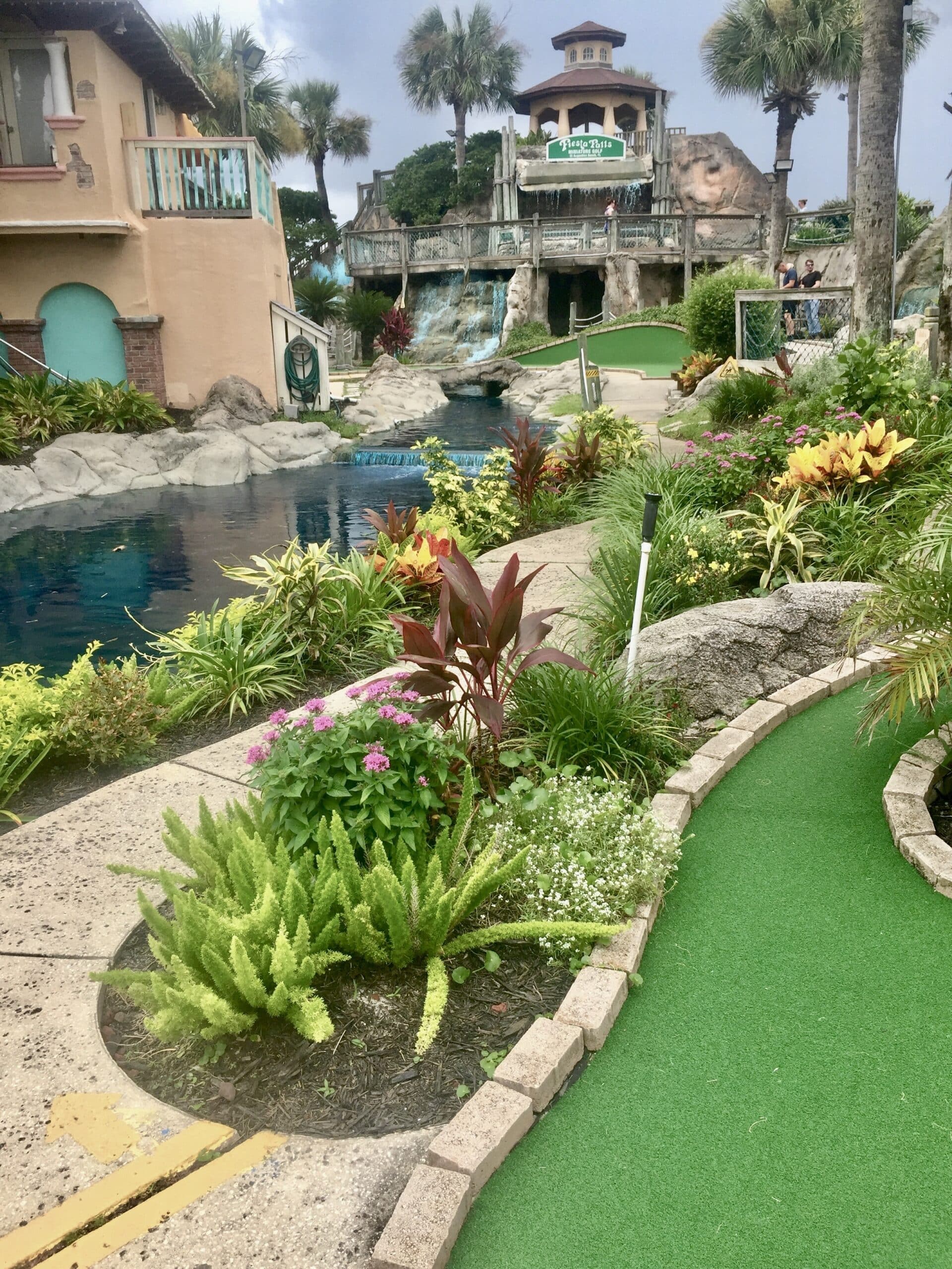St. Augustine beaches provide mini golf diversion, with challenges.