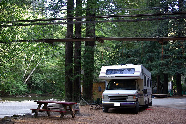 Glamping in CA - Riverside campground