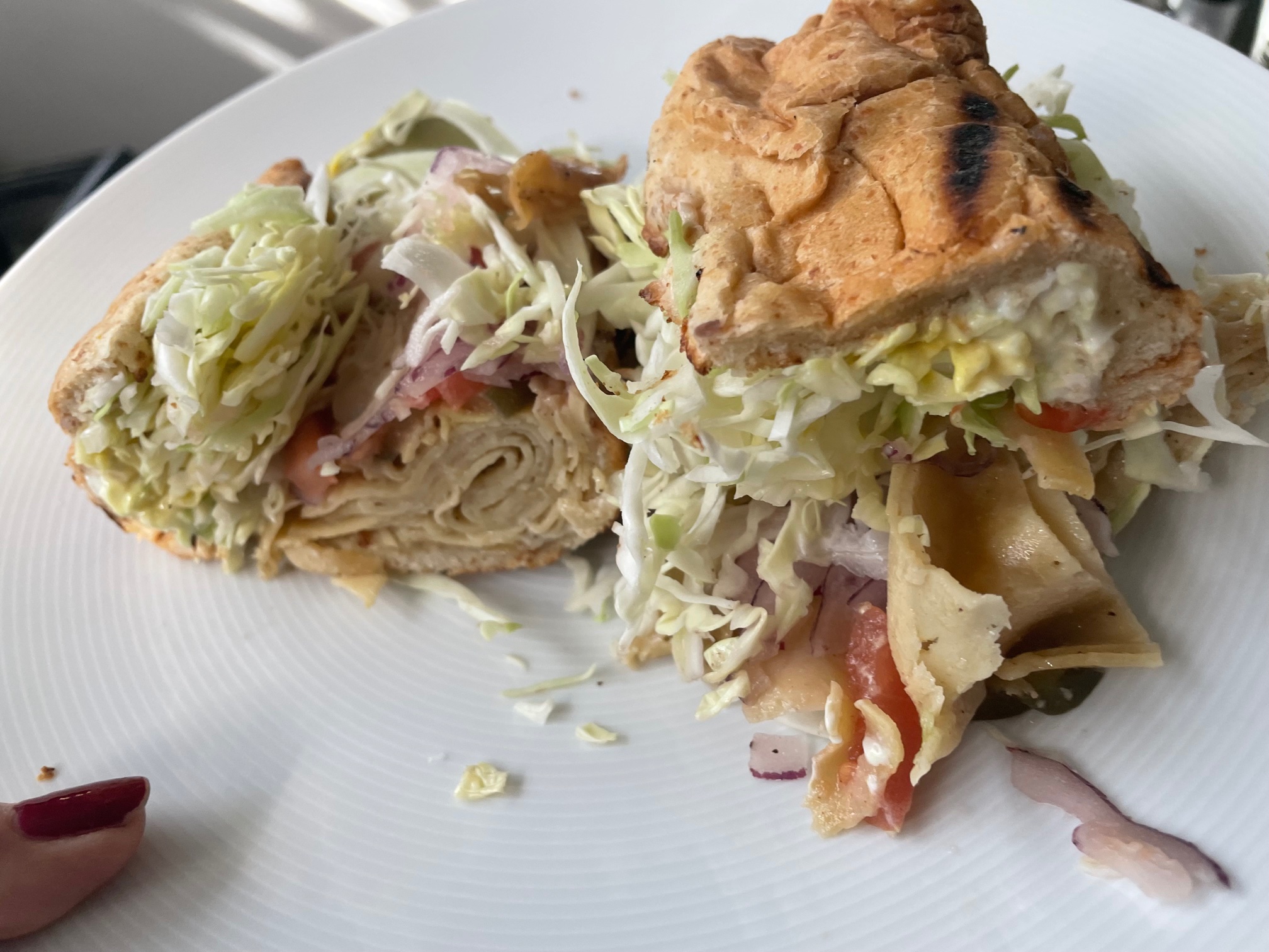 Deli sandwich from Chef Tanya's, a great takeout restaurant in Palm Springs