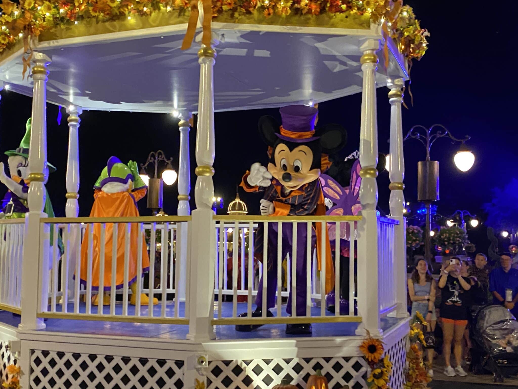 Mickey Mouse dressed up for Disney's Not So Scary Halloween party