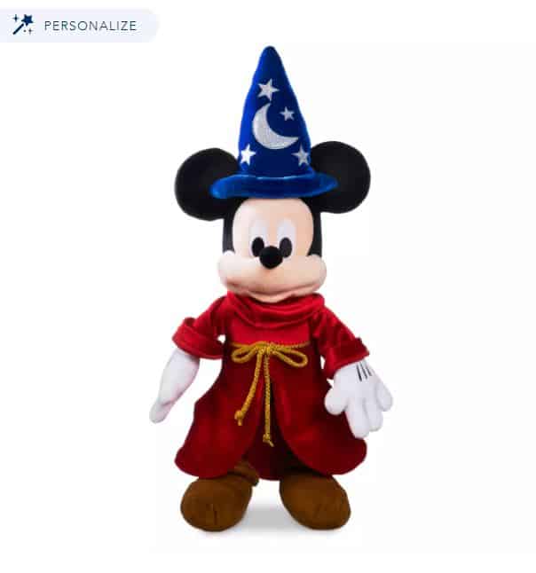 Sorcerer Mickey Mouse Plush Medium 22 1/2'' Personalized