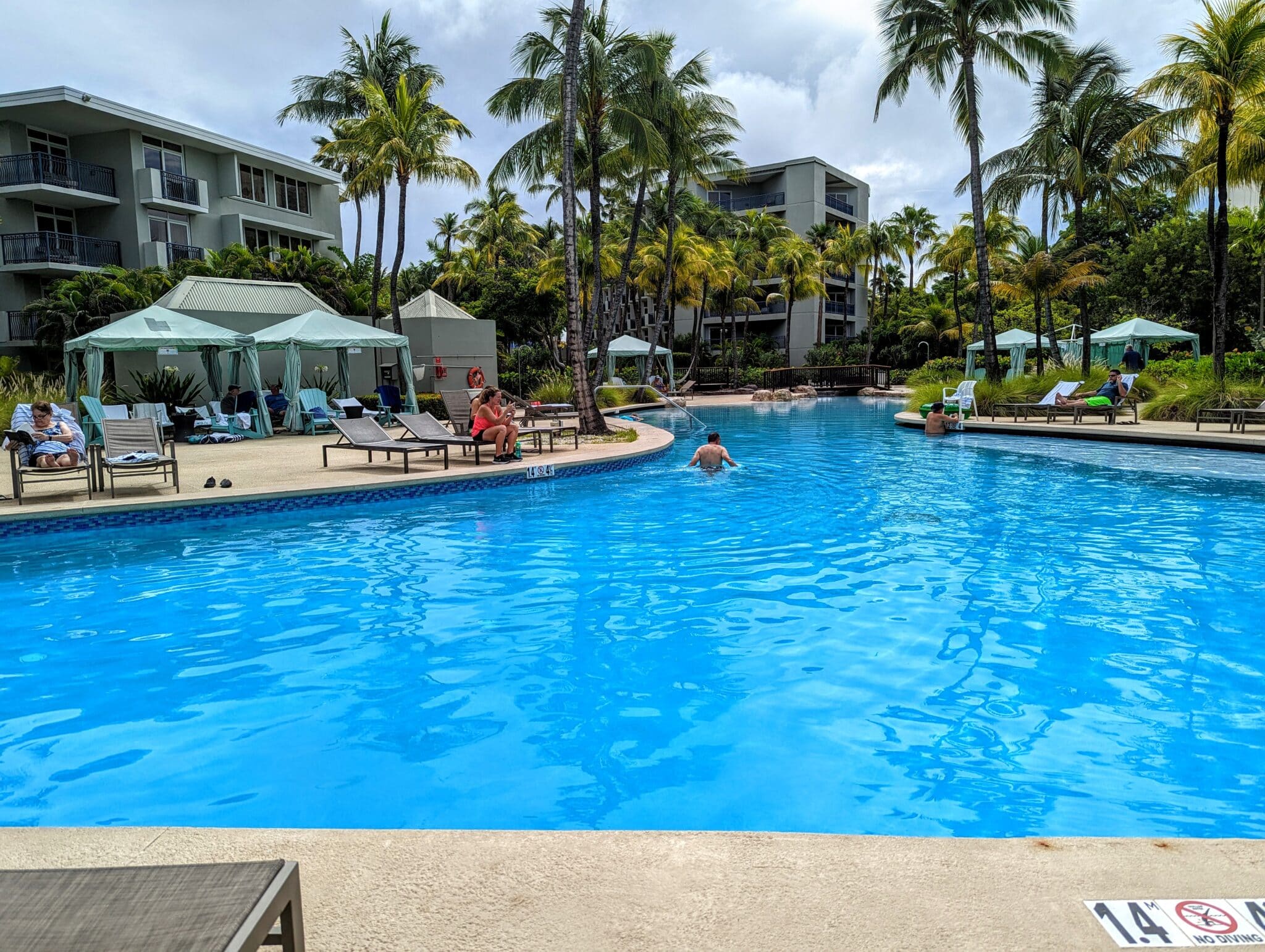 Pool at the Hilton Aruba
