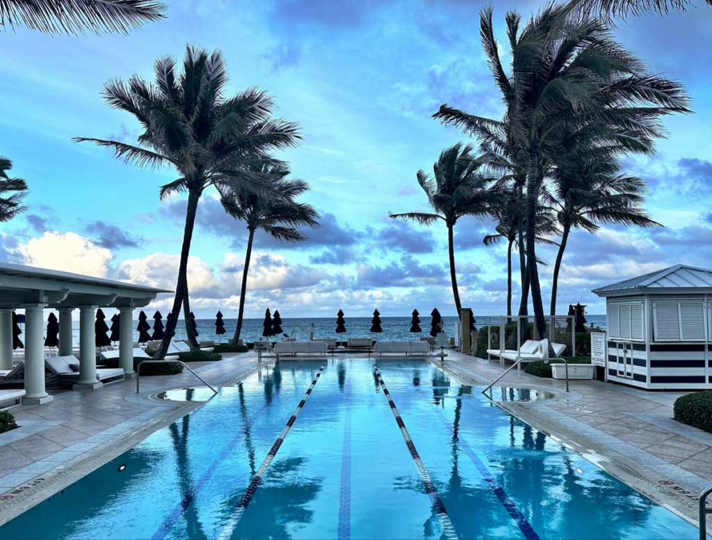 Gilded Age Comes Alive at The Breakers in Palm Beach - Adult lap pool.