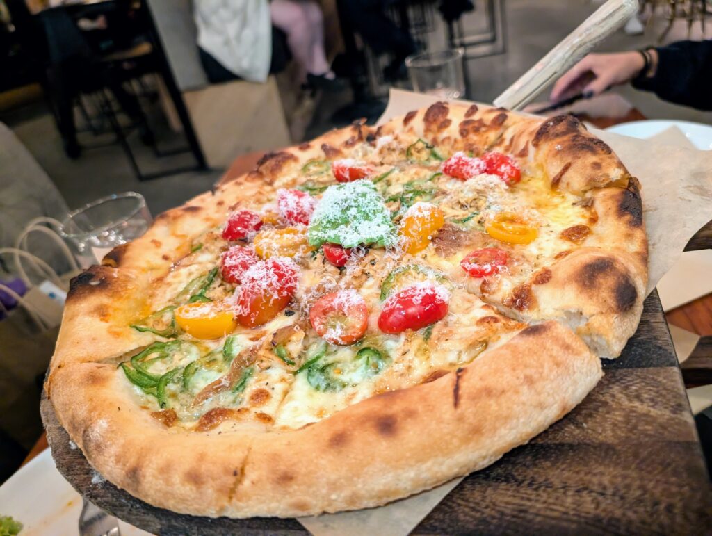 Artisanal pizza
