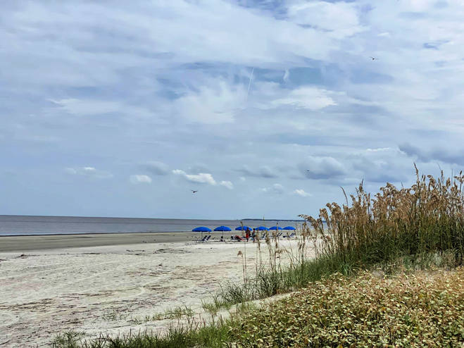 georgia-road-trips-including-st-simons-island-beach-with-umbrellas