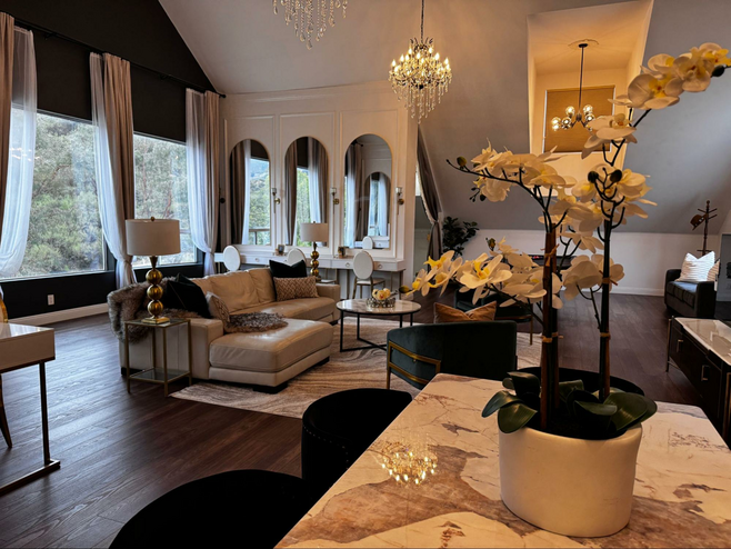 Bridal suite at The Vine House.