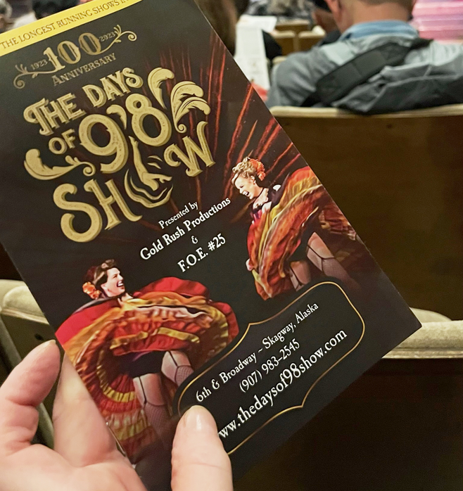 A playbook for the Days of 98 show.