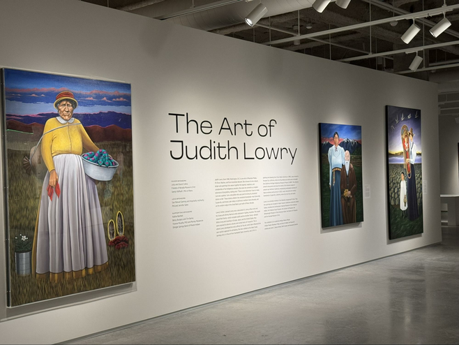 Current exhibition of Judith Lowry art