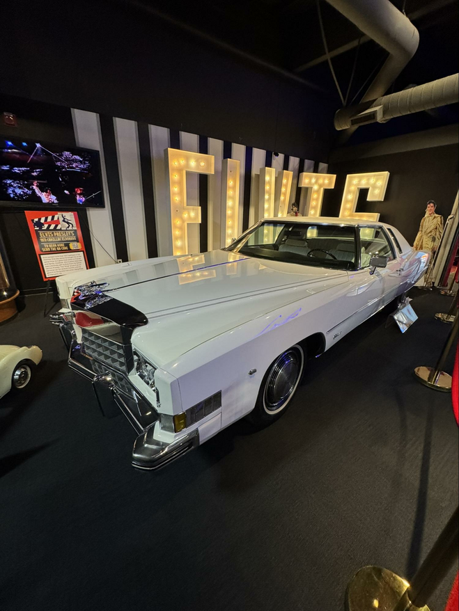 Elvis Presley's Cadillac displayed at the National Automobile Museum