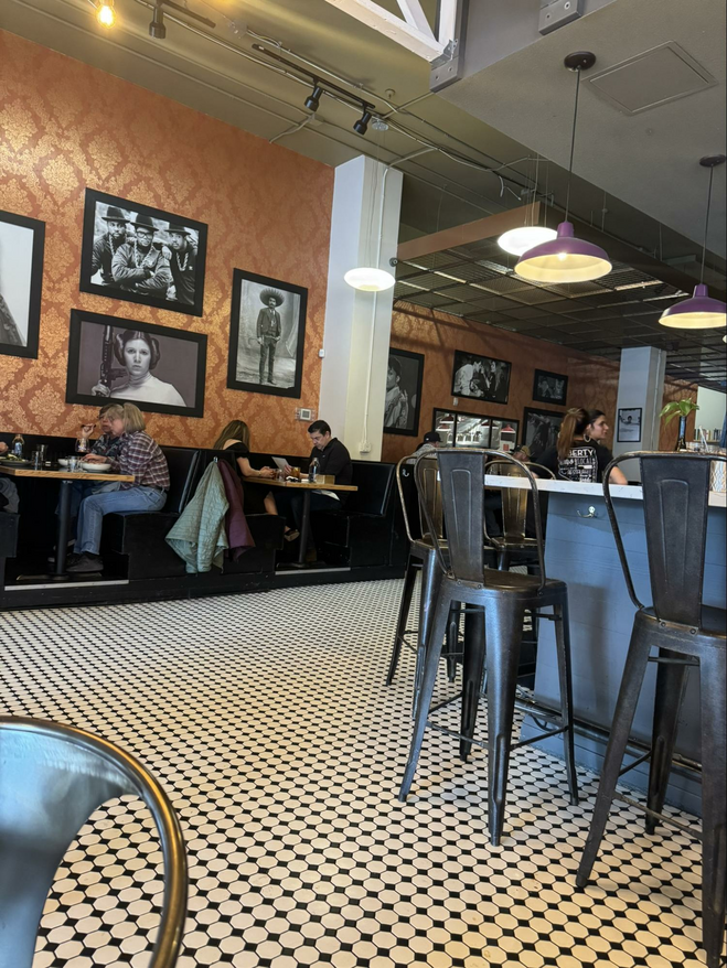 Inside shot of Liberty Food and Win Exchange