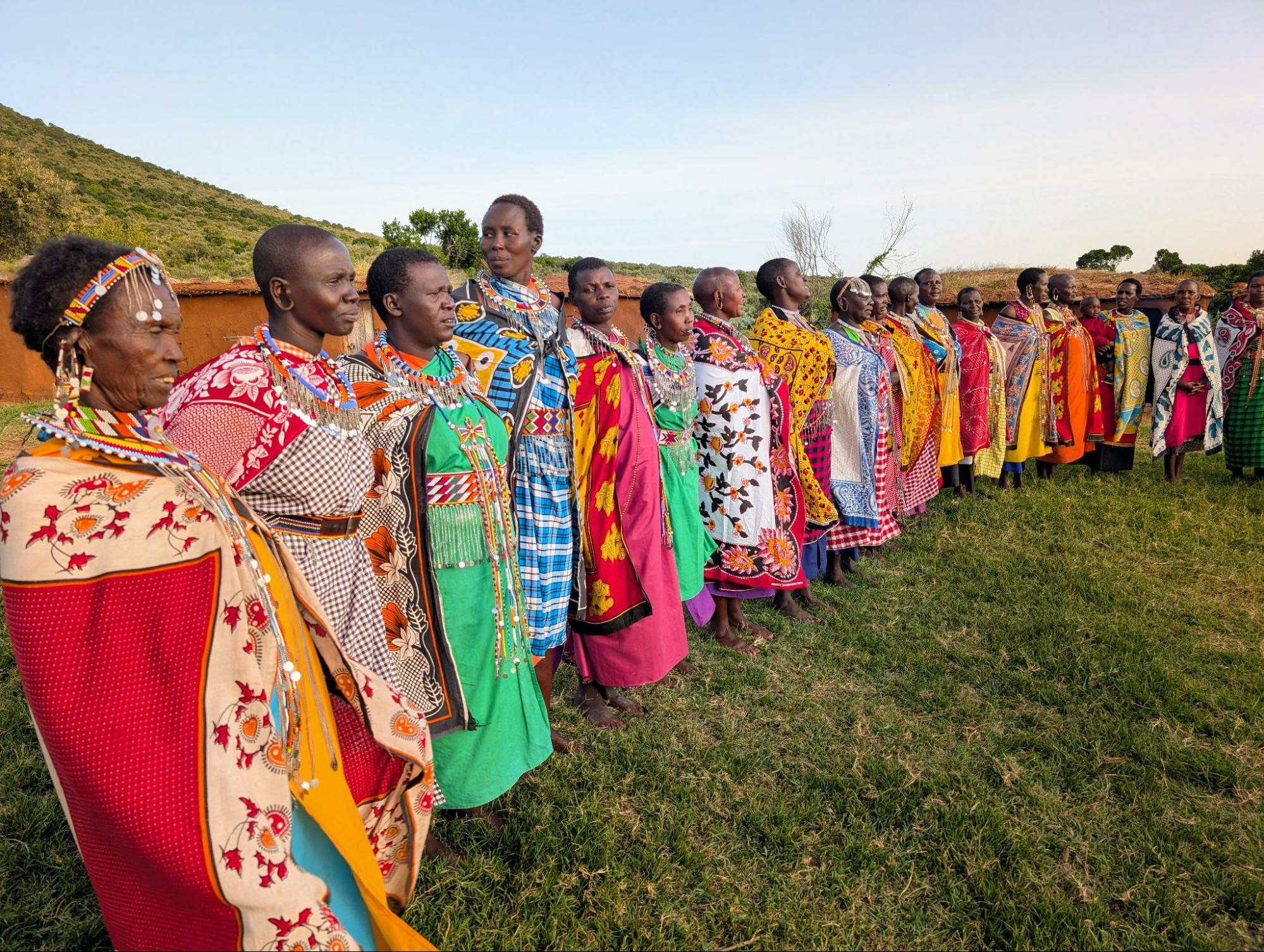 Maasai women who live in the Women's Village