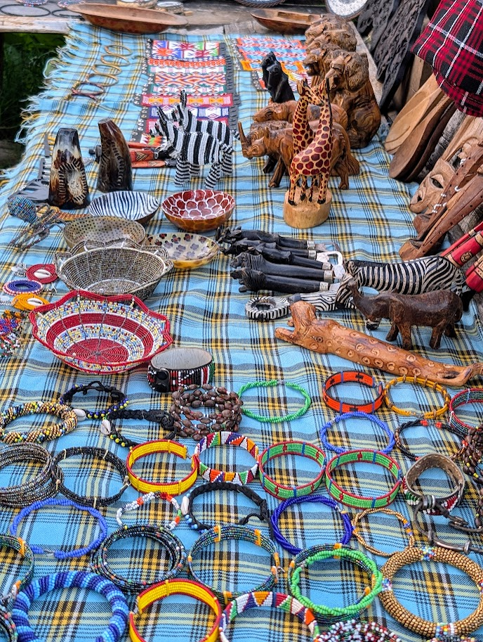 Beadwork done by Maasai women in Kneya