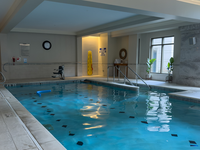 Waldorf Astoria Atlanta Buckhead indoor pool.