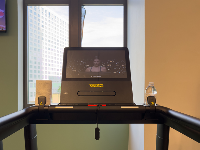 Waldorf Astoria Atlanta Buckhead treadmill in fitness center