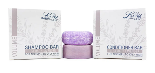 Luxiny’s Rosemary Lavender Shampoo Bar & Conditioner Bar