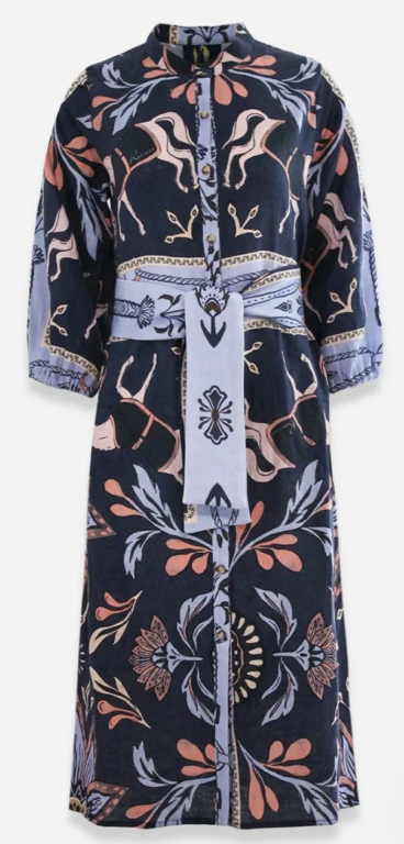 Vanner House navy equestrian dress