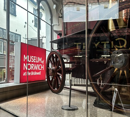 The Museum of Norwich at the Bridewell offer exhibits about the history of the city of Norwich.