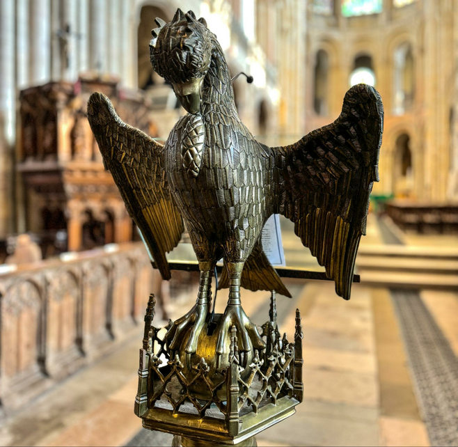 Inside the Norwich Cathedral, experience on England's most cherished medieval churches.