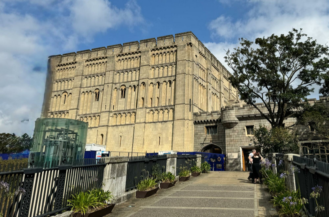 Norwich Castle in the city centre built at the direction of William the Conqueror in the 11th century.