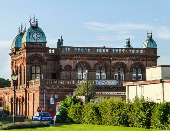 Gorleston Pavilion is close to Great Yarmouth and hosts year-round entertainment including musical, dramas, cabaret nights and comedy shows.