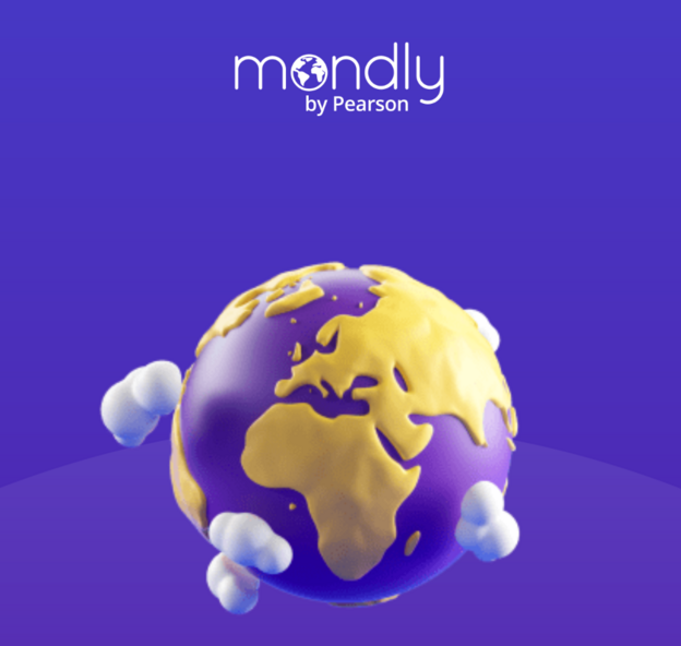 Screenshot of the Mondly language learning app