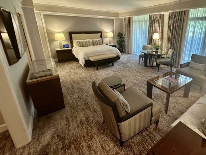 Spa level suite at The Umstead in Cary, North Carolina