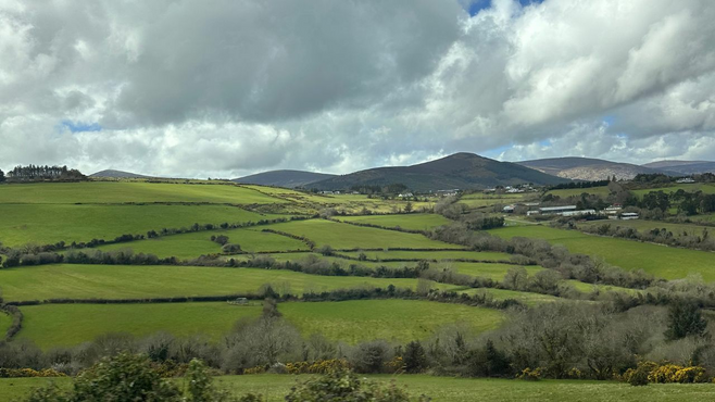 The countryside at Glendalough, Wicklow, Ireland