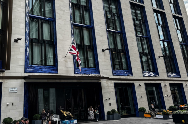 The Londoner Hotel on Leicester Square.
