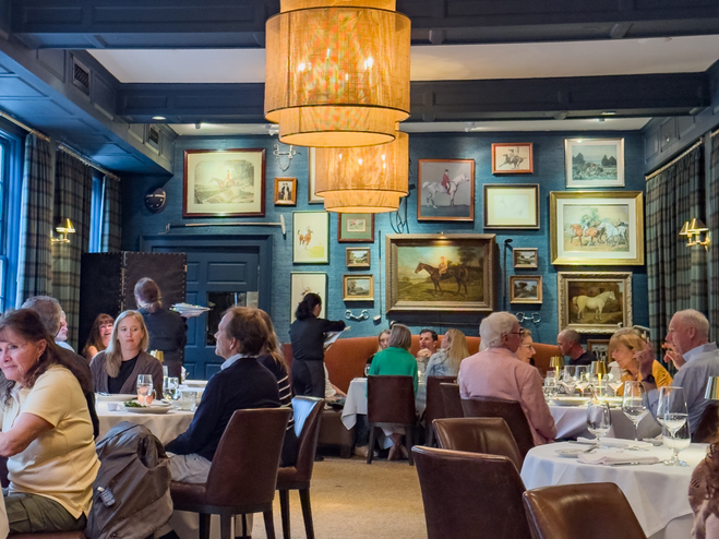 Dining room at The Willcox Restaurant