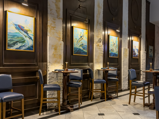 Dining room at Victor's in Downtown Charleston