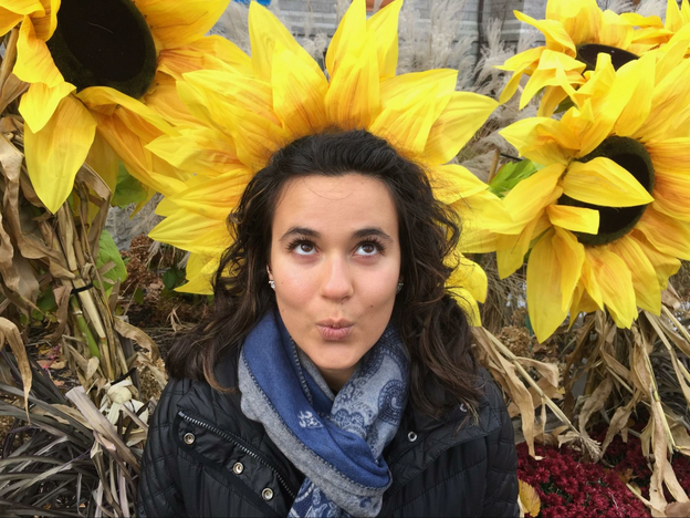 Young woman surprised