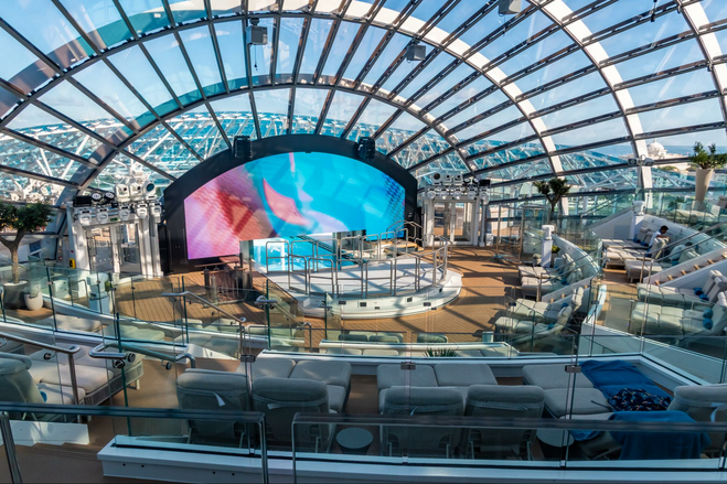 The multipurpose Dome on the Sun Princess