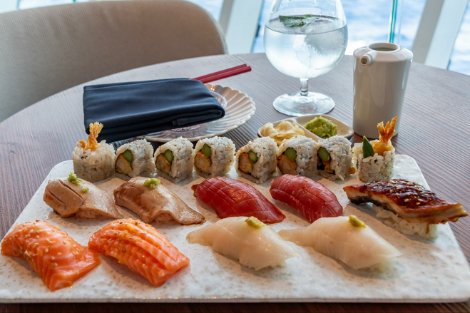 My sushi lunch at Makato Ocean