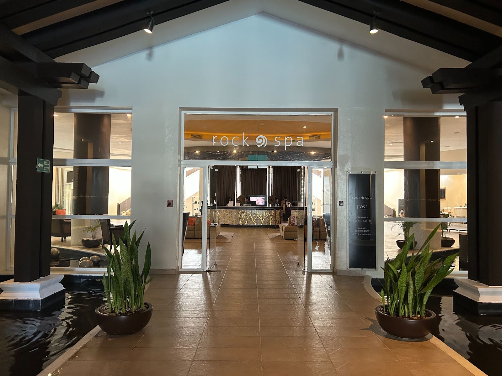 Entrance to the Rock Spa at Hard Rock Hotel & Casino Punta Cana in the Dominican Republic