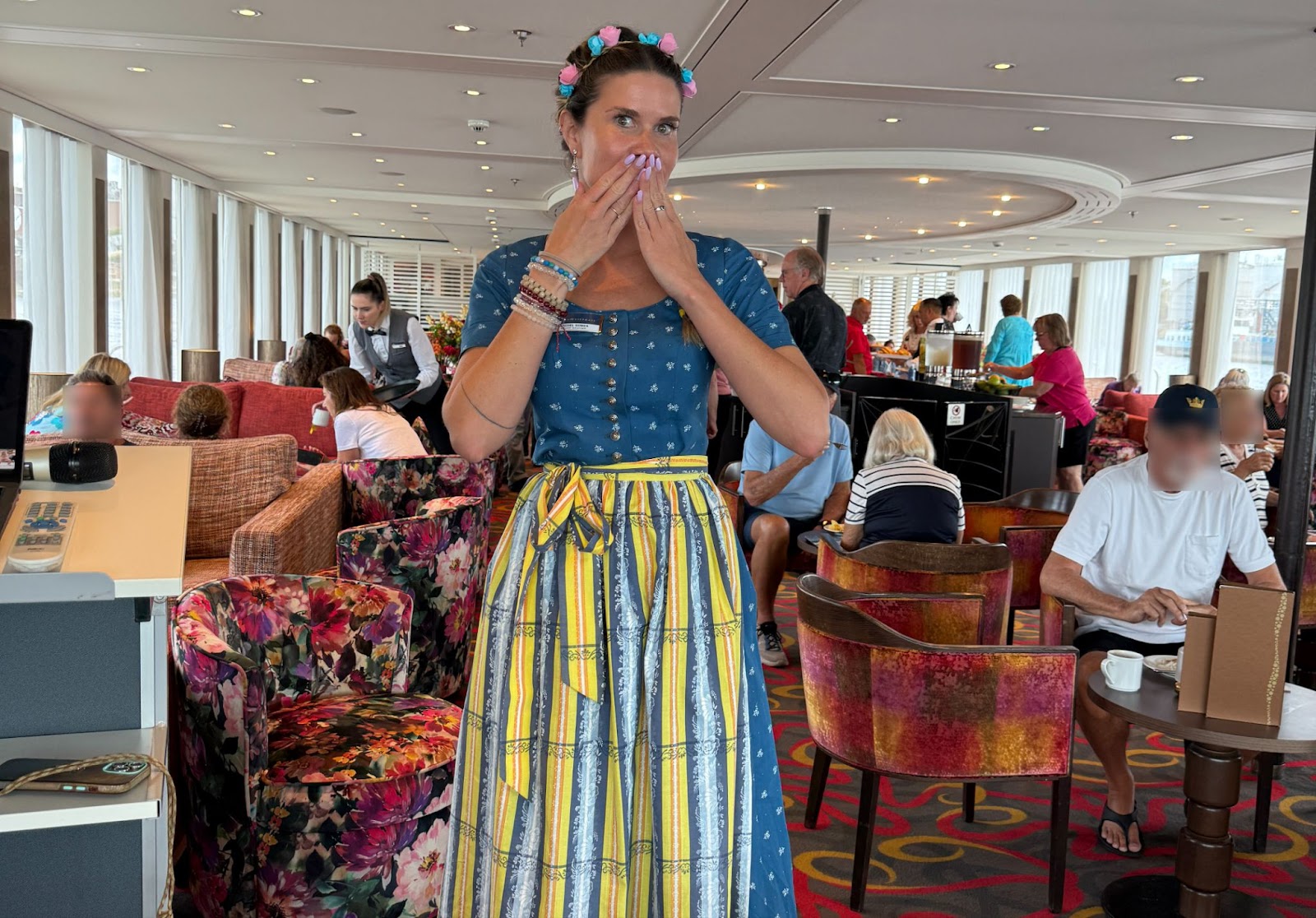 AmaSerena cruise manager Rachel Couto