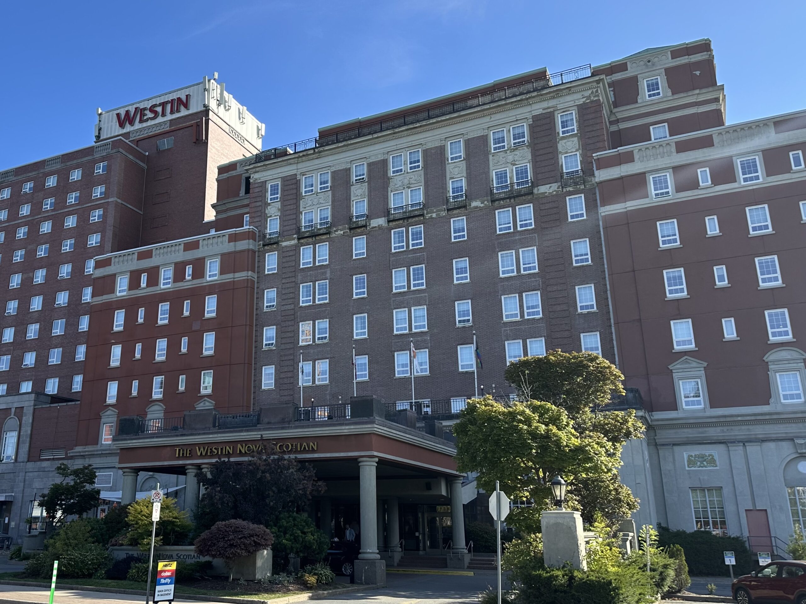 Exterior of the Westin Nova Scotian in Halifax.