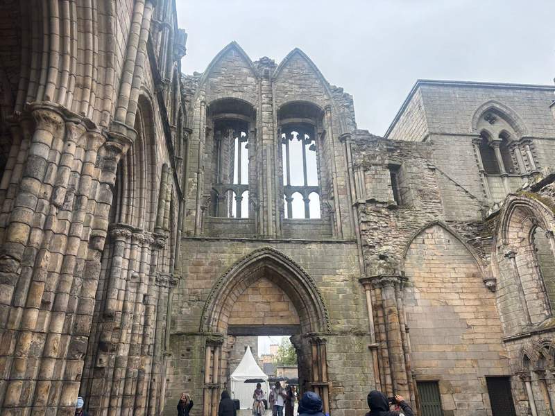 Historic Holyrood Palace in Edinburgh