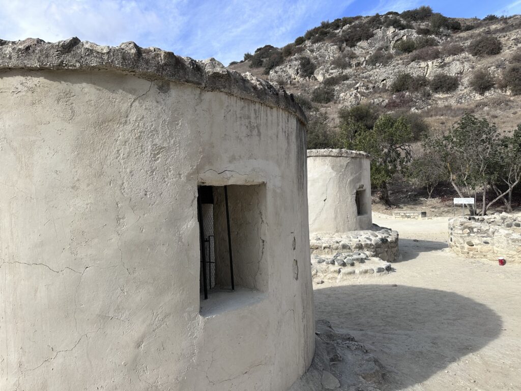 UNESCO circular prehistoric dwellings in Cyprus