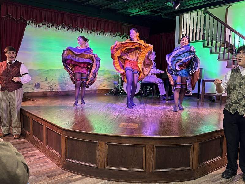 Dancers During the Long Branch Variety Show.