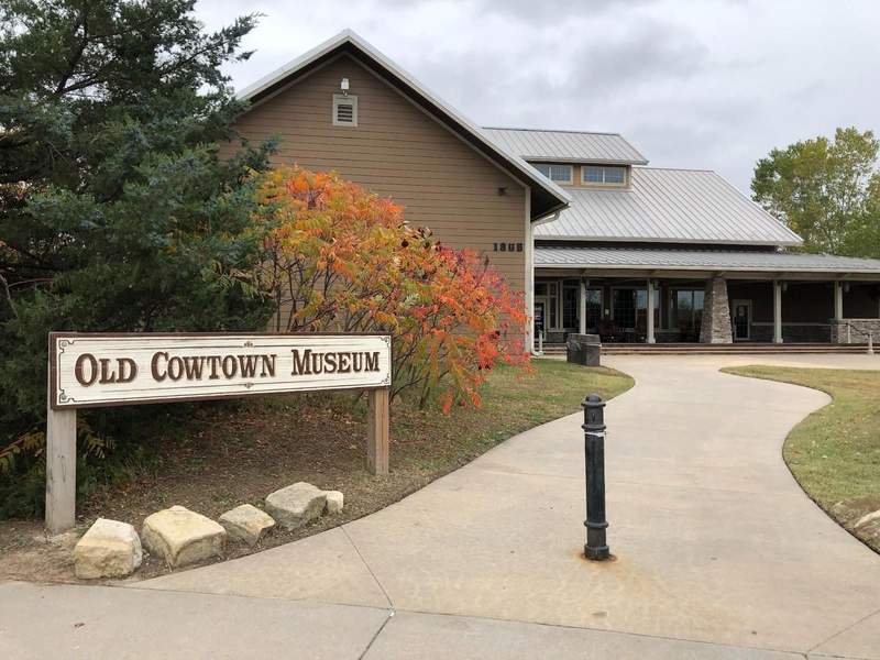 The entrance to the Old Cowtown Museum, a stop on the Kansas Gunsmoke Trail