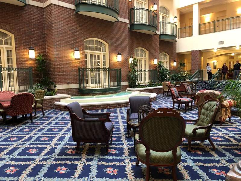Hotel of Oldtown lobby in Wichita.  