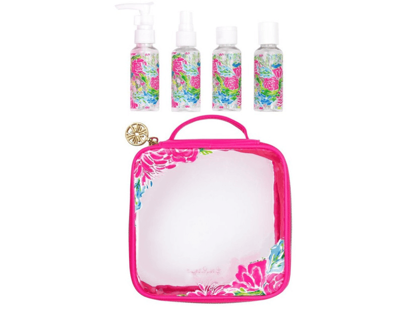 Lilly Pulitzer Travel Bottle Pouch Set