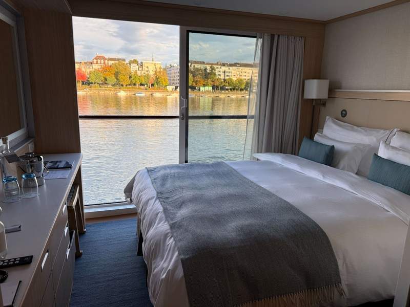 Viking Honir Stateroom with a French Balcony