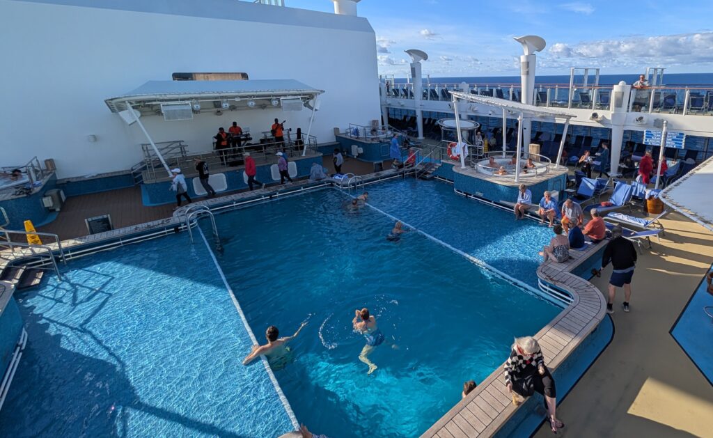 Adults pool aboard the Norwegian Breakaway