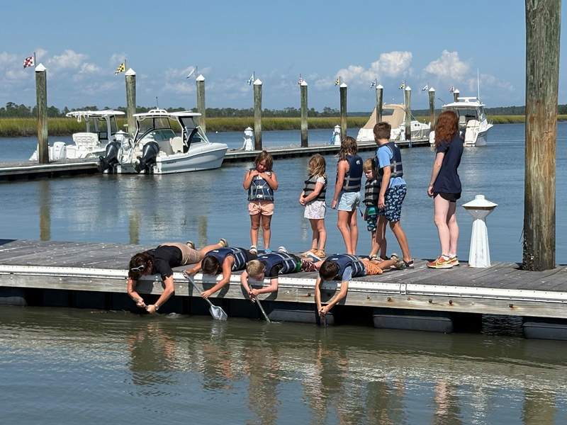 Dock Discovery for kids at Fripp Island